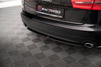 Central Rear Splitter for Audi A6 Avant C7