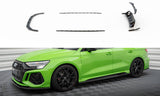 Set od Carbon Splitters Audi RS3 8Y Sedan