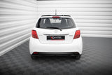 Central Rear Splitter Toyota Yaris Mk3 Facelift