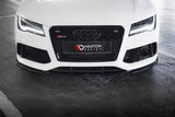 Front Splitter V.4 Audi RS7 C7 Facelift