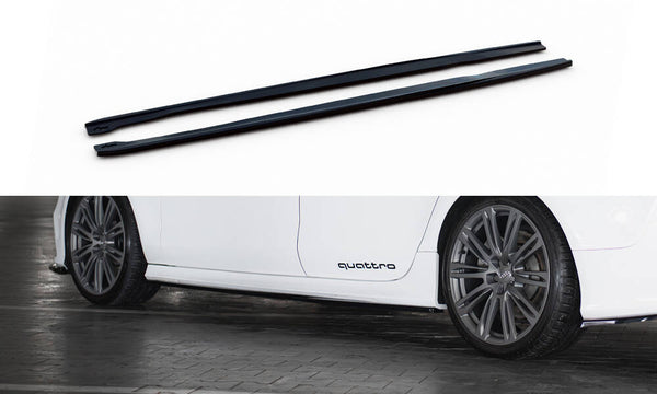 Side Skirts Diffusers V.2 Audi RS7 C7 Facelift