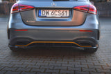 Central Rear Splitter (with vertical bars) Mercedes-Benz A Hatchback AMG Line W177