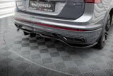 Central Rear Splitter (with vertical bars) Volkswagen Tiguan Allspace R-Line Mk2 Facelift