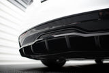 Central Rear Splitter (with vertical bars) V.2 Tesla Model S Plaid Mk1 Facelift