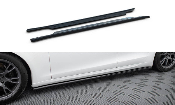 Side Skirts Diffusers V.2 Tesla Model S Plaid Mk1 Facelift