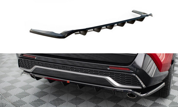 Central Rear Splitter (with vertical bars) Toyota RAV4 GR Sport Mk5