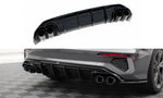 Rear Valance + Black Exhaust Ends Imitation Audi A3 S-Line Sedan 8Y