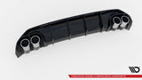 Rear Valance + Black Exhaust Ends Imitation Audi A3 S-Line Sedan 8Y