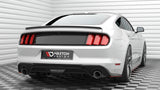 Rear Side Splitters V.2 Black Ford Mustang Mk6 Facelift