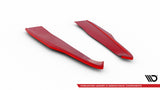 Rear Side Splitters V.2 Red Ford Mustang Mk6 Facelift