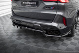 Central Rear Splitter (with vertical bars) BMW X5 M F95 Facelift