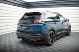 Central Rear Splitter (with vertical bars) Peugeot 3008 GT-Line Mk2 Facelift