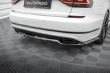 Central Rear Splitter (with vertical bars) Volkswagen Passat GT B8 Facelift USA