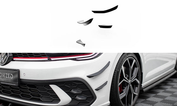 Front Bumper Wings (Canards) Volkswagen Polo GTI Mk6 Facelift