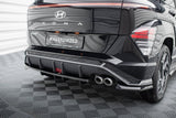 Central Rear Splitter (with vertical bars) Hyundai Kona N-Line Mk2