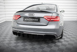 Rear Valance Audi A5 S-Line Coupe 8T Facelift (Single side dual exhaust version)