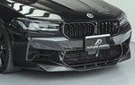 BMW M5 F90 R-Style Carbonfaser-Frontstoßstangen-Lippenspoiler