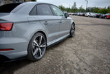 Side Skirts Diffusers Audi RS3 8V FL Sedan