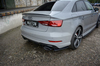 Rear Side Splitters Audi RS3 8V FL Sedan