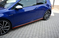 Side Skirts Diffusers V.2 VW Golf 7 R / R-Line Facelift