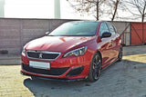 FRONT SPLITTER v.2 PEUGEOT 308 II GTI Maxton Design