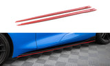 Side skirts Diffusers V.2 Toyota Supra Mk5 Black