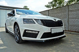 Front Splitter V.2 Skoda Octavia RS Mk3 Maxton Design