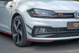 Front Bumper Wings (Canards) VW Polo GTI Mk 6