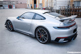 Porsche 911 992 Carrera/Targa Sport Design Pare-chocs WP Style Diffuseur de lèvre arrière en fibre de carbone sèche DarwinPro