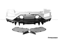 Lamborghini Aventador LP700 LP740 LP750 Coupe Roadster SVJ Style Part Dry Carbon Fiber Rear Bumper 2011-2021