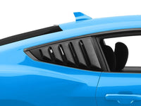 Quarter Window Louvers - Gloss Black (MUSTANG 24-25)