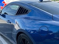 Quarter Window Louvers - Gloss Black (MUSTANG 24-25)