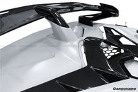 Lamborghini Aventador LP700 LP740 LP750 Coupe Roadster SVJ Style Part DRY Carbon Fiber Engine Hood And Wing 2011-2021