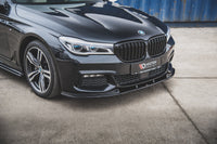 Répartiteur Avant V.2 pour BMW 7 M-Pack G11 / G12 Maxton Design Noir Brillant