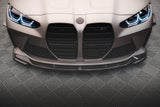 Prepreg Carbon Fiber Front Splitter V.2 BMW M4 G82  / M3 G80