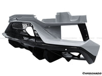 Lamborghini Aventador LP700 LP740 LP750 Coupe Roadster SVJ Style Part Dry Carbon Fiber Rear Bumper 2011-2021