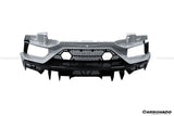 Lamborghini Aventador LP700 LP740 LP750 Coupe Roadster SVJ Style Part Dry Carbon Fiber Rear Bumper 2011-2021