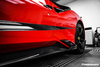 Carbonado 2015-2019 Ferrari 488 GTB/Spyder MSY Style Side Skirts Darwin Pro