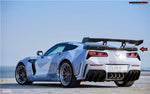 CHEVROLET CORVETTE Z06 C7 6.2L DarwinPro FRP BASE /W CARBON (2 SEITIG) Heckspoiler