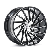 1AV ZX1 8x18ET42 5x100 GLOSS BLACK & POLISHED