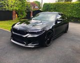 BMW M5 F90 M-Style Carbon Fiber Front Bumper Lip Spoiler