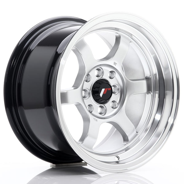 JR Wheels JR12 15x8.5 ET13 4x100/114 Hyper Silver