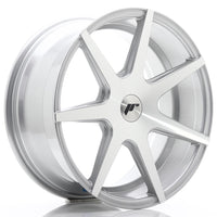 JR Wheels JR20 18x8.5 ET25-40 Blank Silver Machined