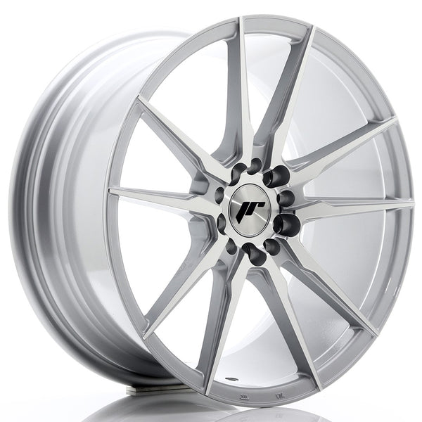 JR Wheels JR21 18x8.5 ET40 5x112/114 Silver Machined