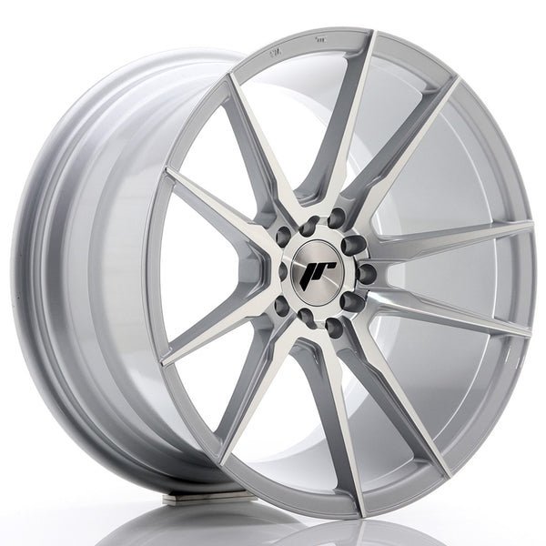 JR Wheels JR21 18x9.5 ET35 5x100/120 Silver Machined Face