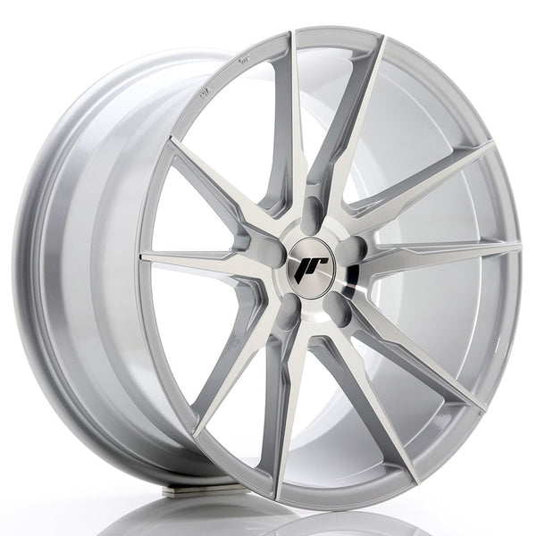 JR Wheels JR21 19x9.5 ET35-40 5H BLANK Silver Machined Face