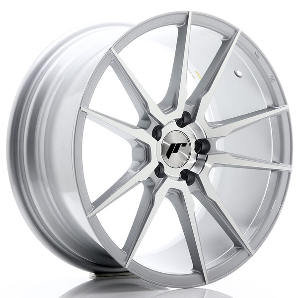 JR Wheels JR21 18x8.5 ET40 5x112 Silver Machined