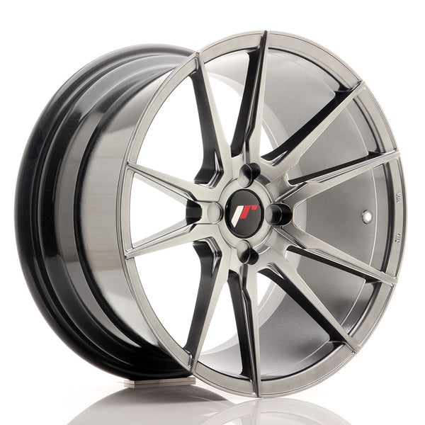 JR Wheels JR21 18x9.5 ET30-40 4H BLANK Hyper Black