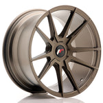 JR Wheels JR21 18x9.5 ET20-40 BLANK Matt Bronze