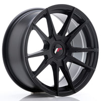 JR Wheels JR21 17x8 ET35 Blank Matt Black